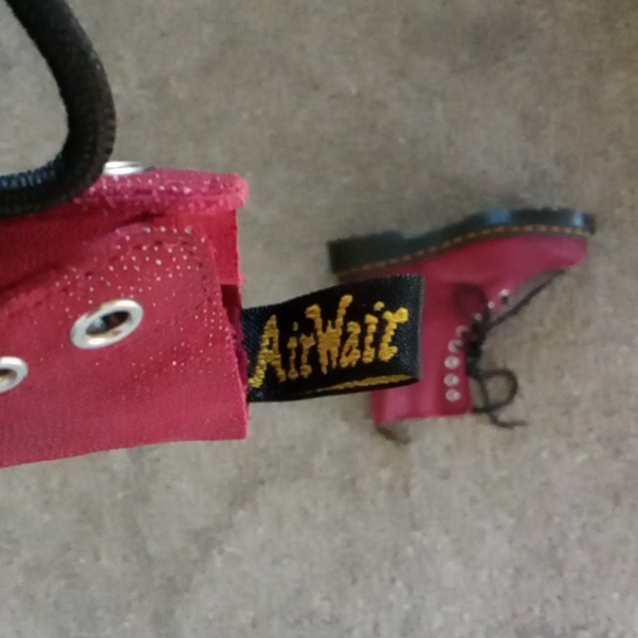 Dr Martens 1460 Pascal Stingray Textured Leather Boot in Cherry Glitter - Picture 7 of 10